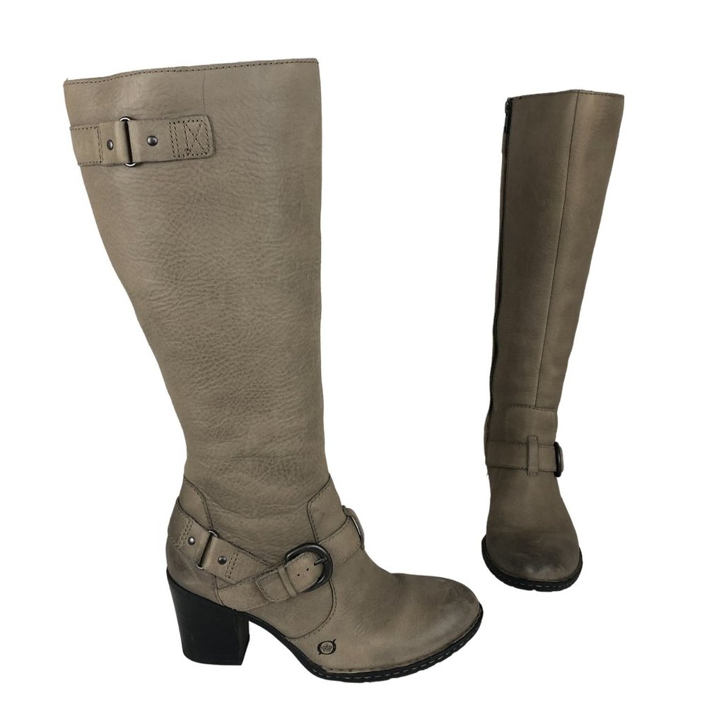 Born Women's Tan Heeled Boots